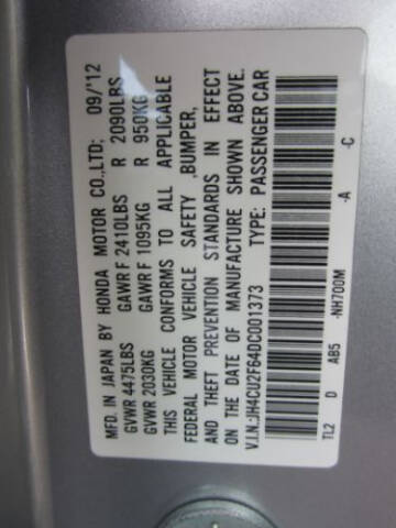 2013 Acura TSX w/Tech