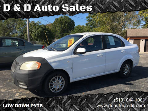 2007 Chevrolet Aveo for sale at D & D Auto Sales in Hamilton OH