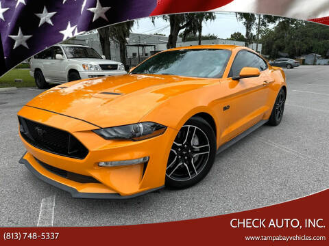 2018 Ford Mustang for sale at CHECK AUTO, INC. in Tampa FL