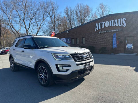 2016 Ford Explorer for sale at Autohaus of Greensboro in Greensboro NC