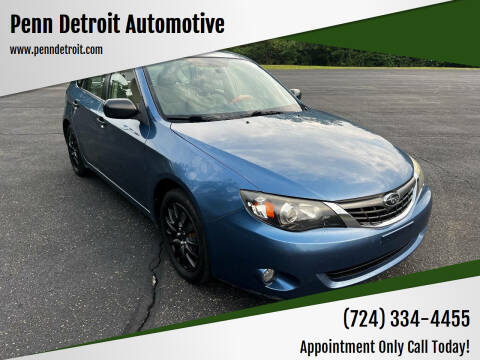 2008 Subaru Impreza for sale at Penn Detroit Automotive in New Kensington PA