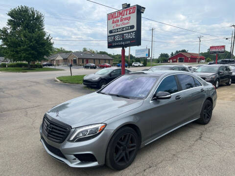 2015 Mercedes-Benz S-Class for sale at Unlimited Auto Group in West Chester OH