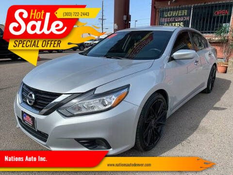 2017 Nissan Altima for sale at Nations Auto Inc. in Denver CO