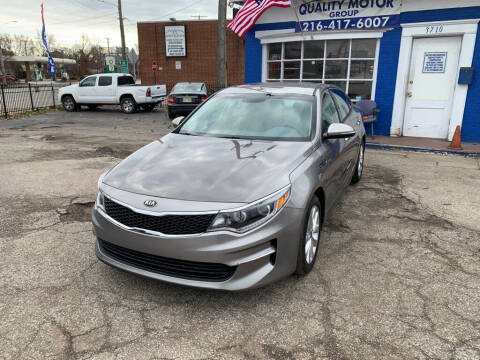 2016 Kia Optima for sale at Quality Motor Group in Cleveland OH