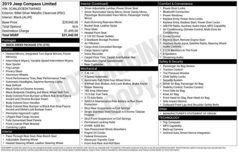 2019 Jeep Compass Limited