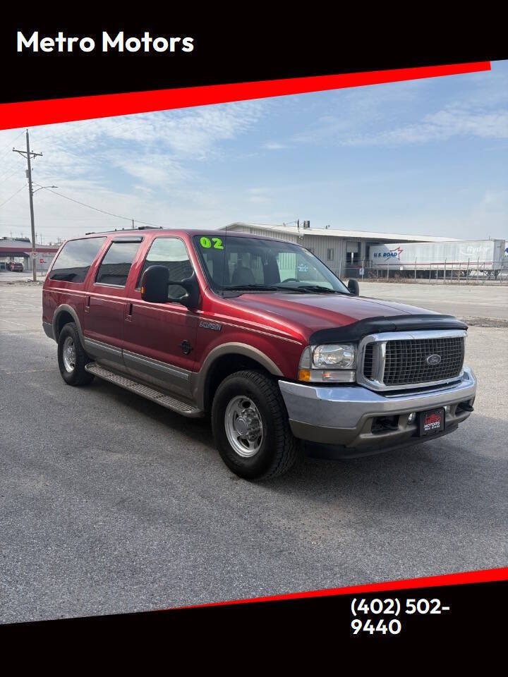 Red 2002 Ford Excursion Limited Limited 2WD 4dr SUV 1