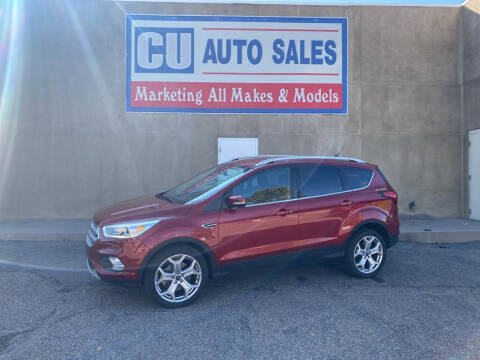 2019 Ford Escape for sale at C U Auto Sales in Albuquerque NM