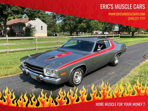 1974 Plymouth Roadrunner for sale at Eric's Muscle Cars in Clarksburg MD