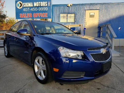 2012 Chevrolet Cruze for sale at SIGMA MOTORS USA in Orlando FL