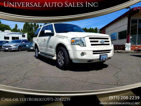 2007 Ford Expedition for sale at Universal Auto Sales Inc in Salem OR