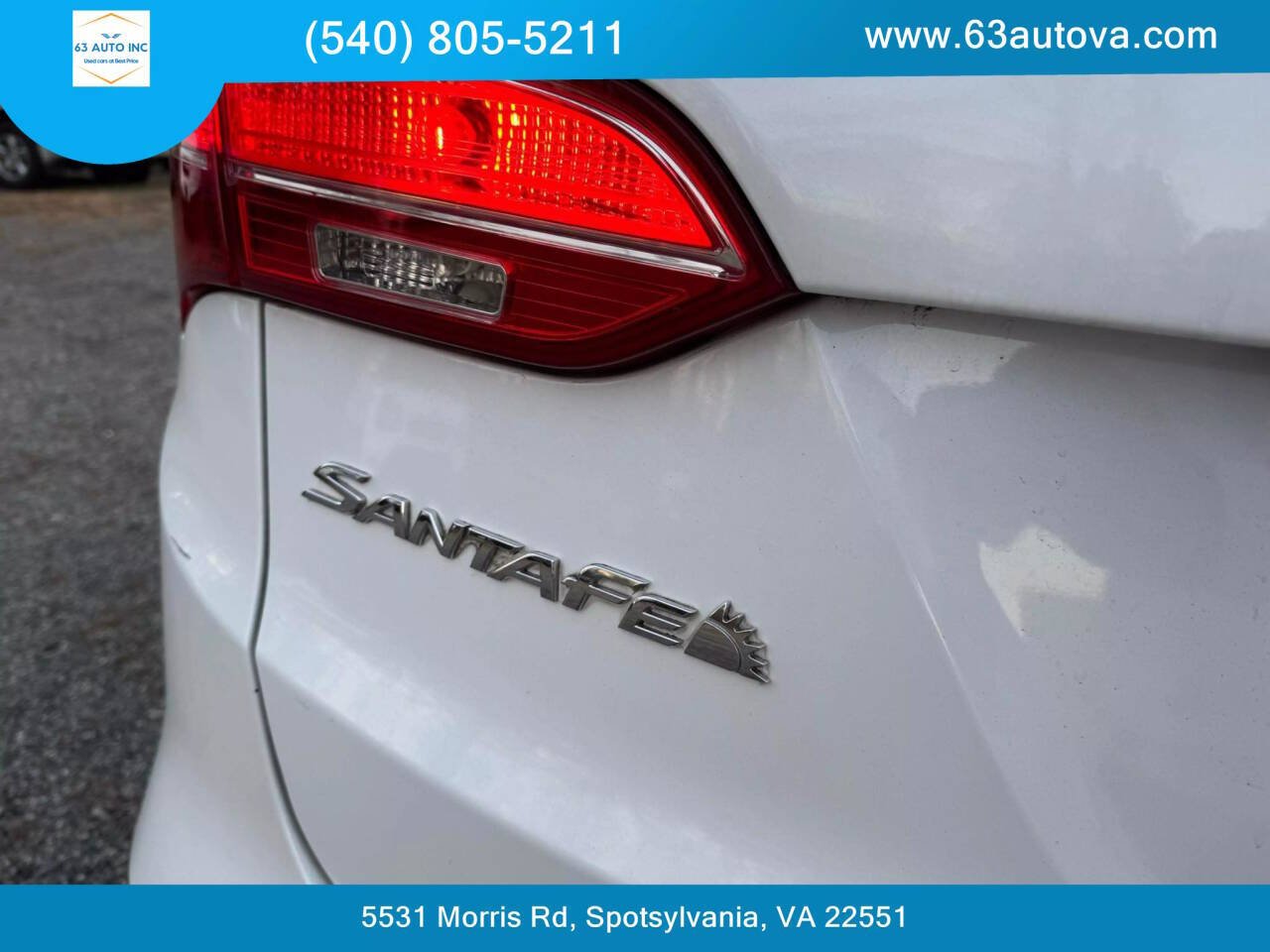 2014 Hyundai SANTA FE Sport for sale at 63 Auto Inc in Spotsylvania, VA