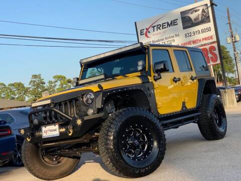 2015 Jeep Wrangler Unlimited for sale at Extreme Autoplex LLC in Spring TX