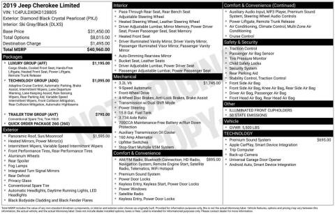 2019 Jeep Cherokee Limited