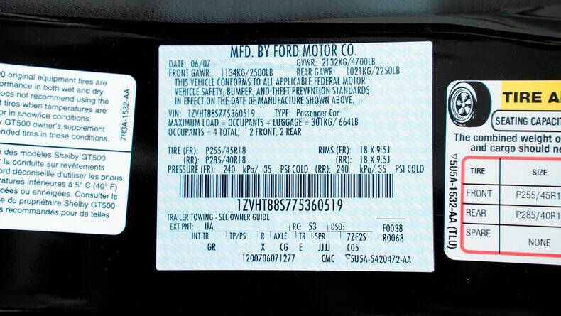 2007 Ford Shelby GT500