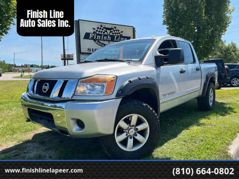 2014 Nissan Titan for sale at Finish Line Auto Sales Inc. in Lapeer MI