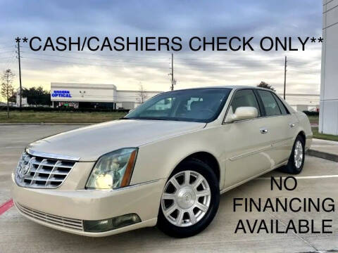 2011 Cadillac DTS for sale at TWIN CITY MOTORS in Houston TX