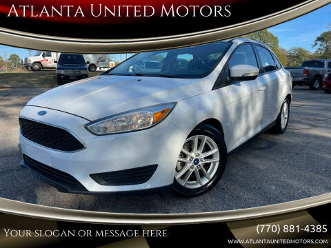 2016 Ford Focus for sale at Atlanta United Motors in Jefferson GA