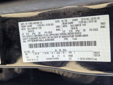 2020 Ford Ranger XLT