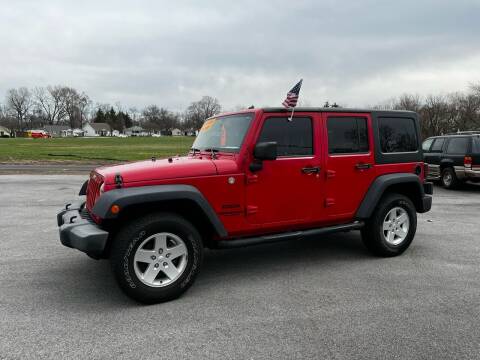 2014 Jeep Wrangler Unlimited for sale at Ultimate Auto Sales in Crown Point IN