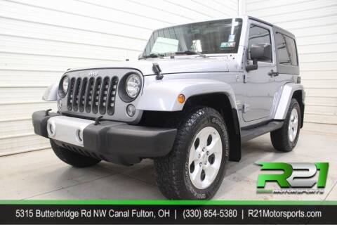 2015 Jeep Wrangler for sale at Route 21 Auto Sales in Canal Fulton OH