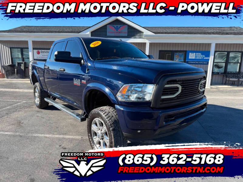 2016 RAM 2500 for sale at Freedom Motors LLC - Freedom Motors Powell in Powell TN