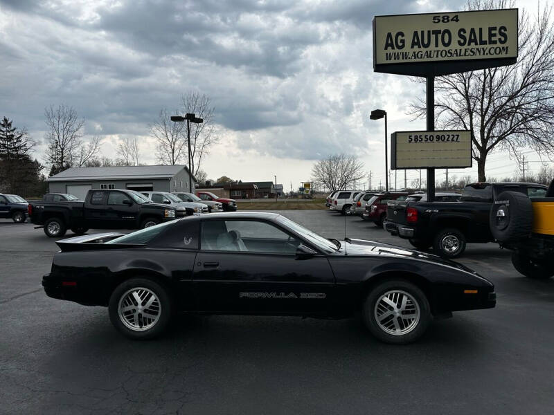 1987 Pontiac Firebird for sale at AG Auto Sales in Ontario NY