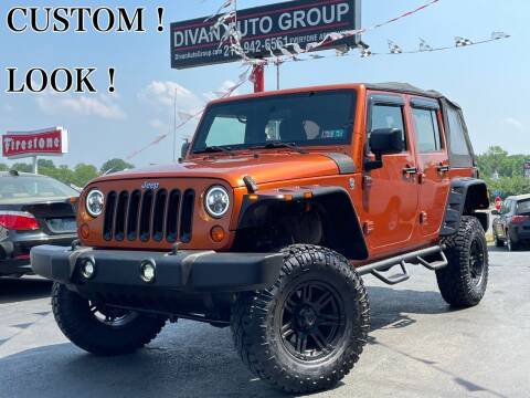 2011 Jeep Wrangler Unlimited for sale at Divan Auto Group in Feasterville Trevose PA