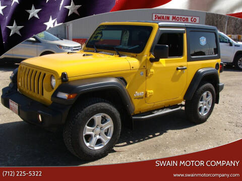 2021 Jeep Wrangler for sale at Swain Motor Company in Cherokee IA