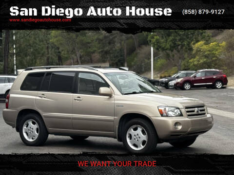 2005 Toyota Highlander for sale at San Diego Auto House in San Diego CA