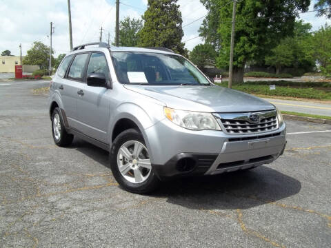 2012 Subaru Forester for sale at CORTEZ AUTO SALES INC in Marietta GA