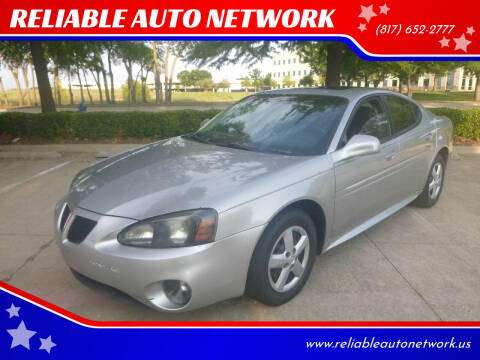 2007 Pontiac Grand Prix for sale at RELIABLE AUTO NETWORK in Arlington TX