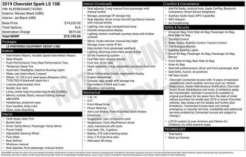 2019 Chevrolet Spark LS CVT