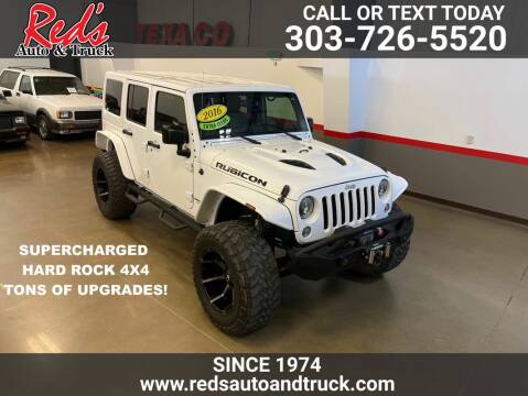 2016 Jeep Wrangler Unlimited for sale at Red's Auto and Truck in Longmont CO