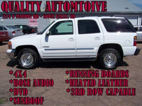 2005 GMC Yukon for sale at Quality Automotive in Sioux Falls SD