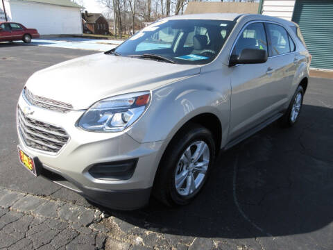 2016 Chevrolet Equinox for sale at G and S Auto Sales in Ardmore TN