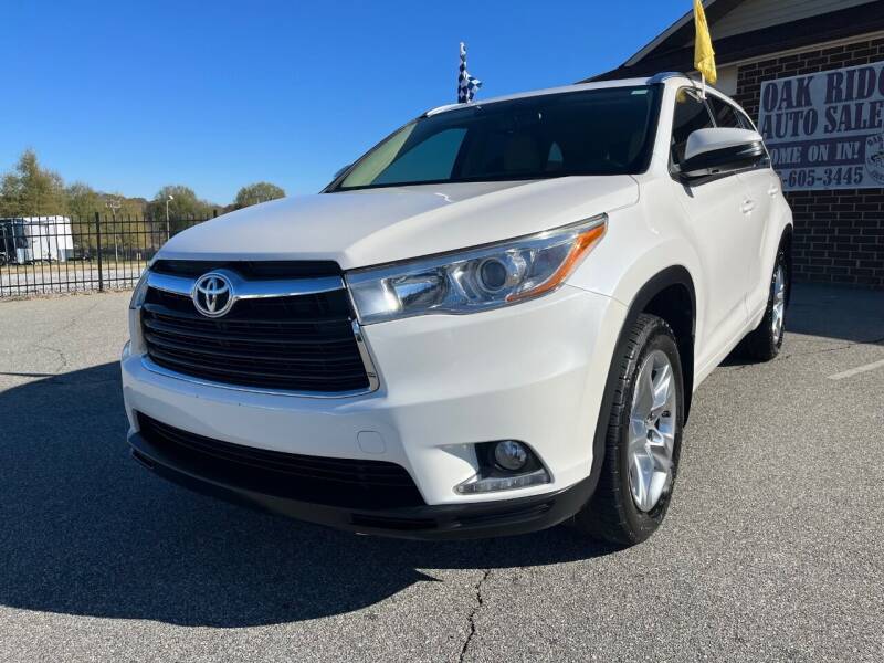 2016 Toyota Highlander for sale at Oak Ridge Auto Sales - Used Car Inventory in Greensboro NC