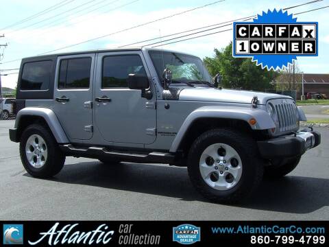 2013 Jeep Wrangler Unlimited for sale at Atlantic Car Collection in Windsor Locks CT