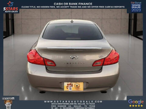 2009 Infiniti G37 Sedan Journey