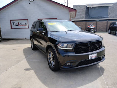 2017 Dodge Durango for sale at Triangle Auto Sales in Omaha NE