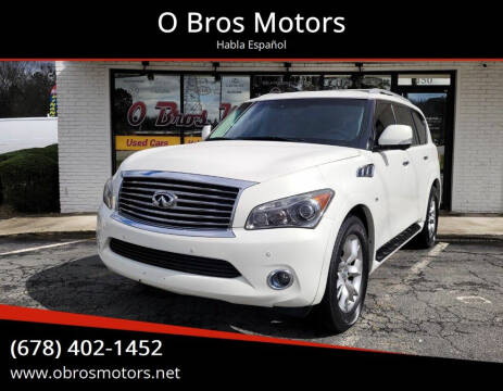 2014 Infiniti QX80 for sale at O Bros Motors in Marietta GA