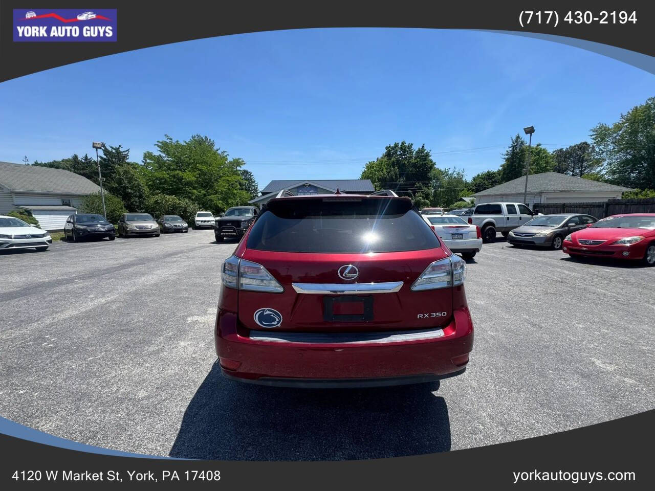 Red 2011 Lexus RX 350 Base AWD 4dr SUV 16
