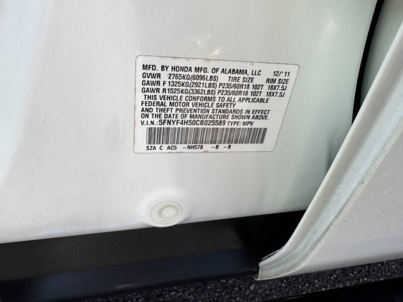 2012 Honda Pilot EX-L