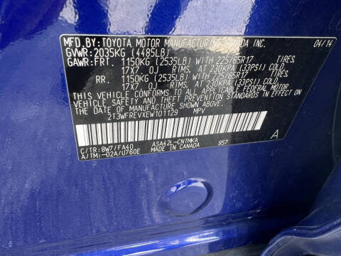 2014 Toyota RAV4 XLE