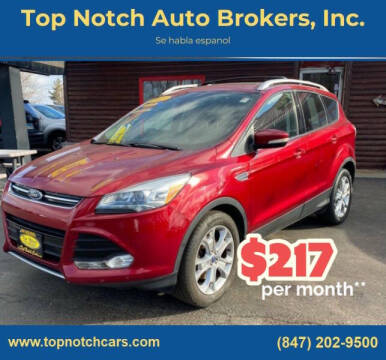 2015 Ford Escape for sale at Top Notch Auto Brokers in McHenry IL