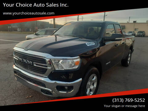 2021 RAM Ram Pickup 1500 for sale at Your Choice Auto Sales Inc. in Dearborn MI