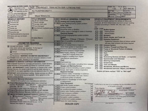 2025 Chevrolet Trax ACTIV