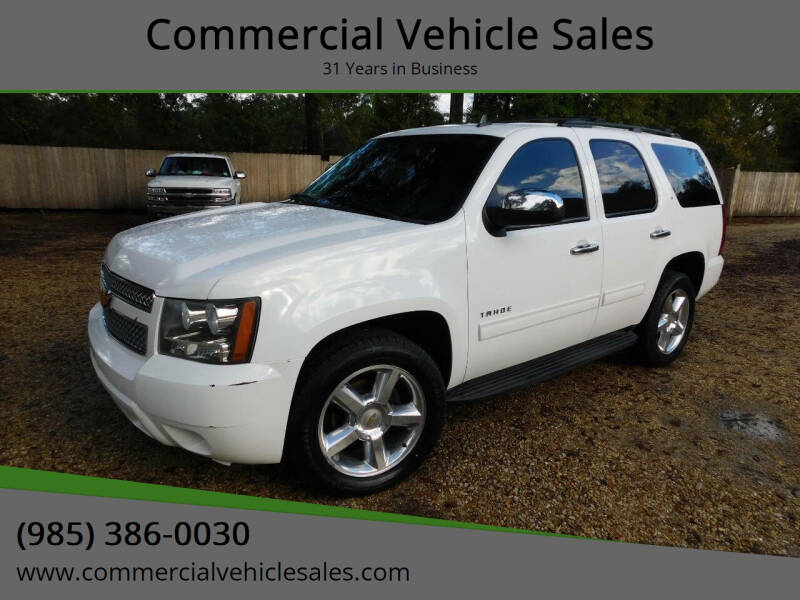 2014 Chevrolet Tahoe for sale at Commercial Vehicle Sales in Ponchatoula LA