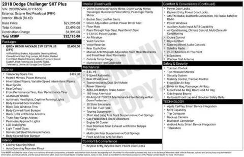 2018 Dodge Challenger SXT
