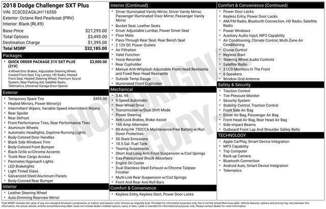 2018 Dodge Challenger SXT