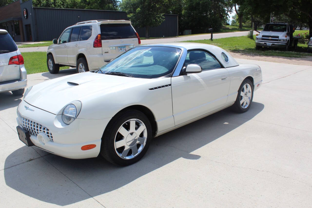 White 2002 Ford Thunderbird Deluxe Convertible Deluxe 2dr Convertible 2